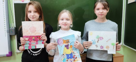 Обучающиеся 4 «А» класса приняли участие в конкурсе рисунков «Детская песня в рисунке»..